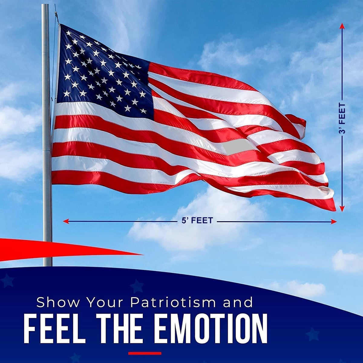 đ„Last Day 49% OFF-2026 Best Embroidered Stars American Flags