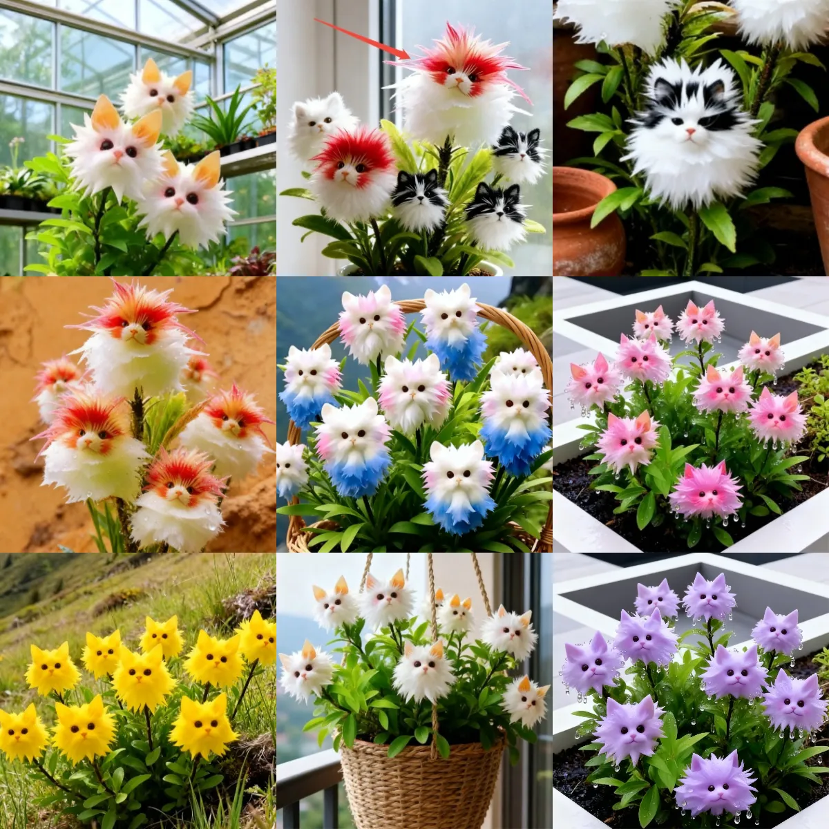 🔥 Enchant Your Garden! Magical Plants! Cat's Eye Dazzling Seeds !🌸✨