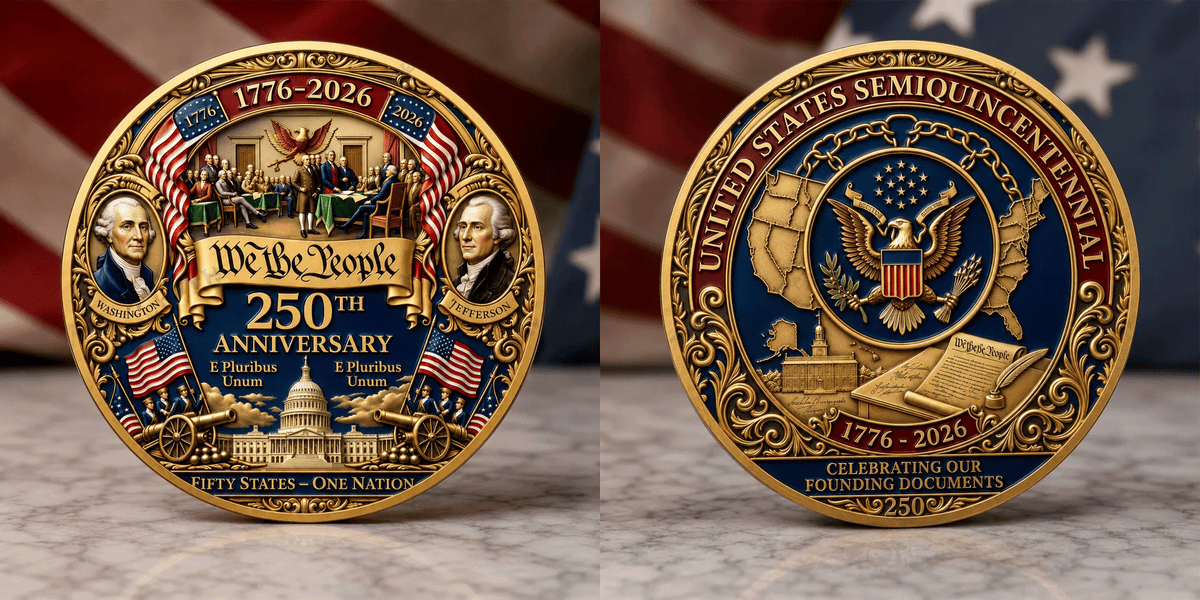 LibertyLegacy – 250th Anniversary Challenge Coin
