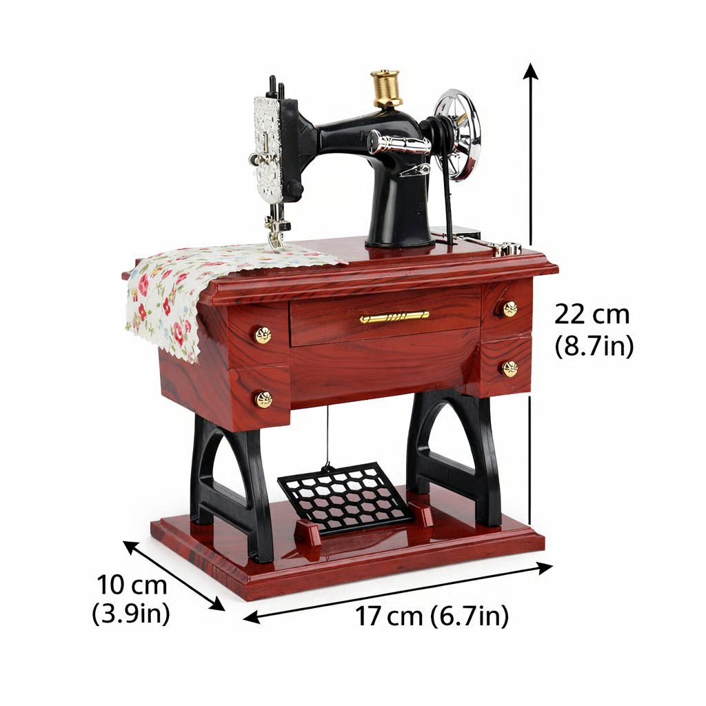 MemoirBox – Retro Sewing Machine Music Box