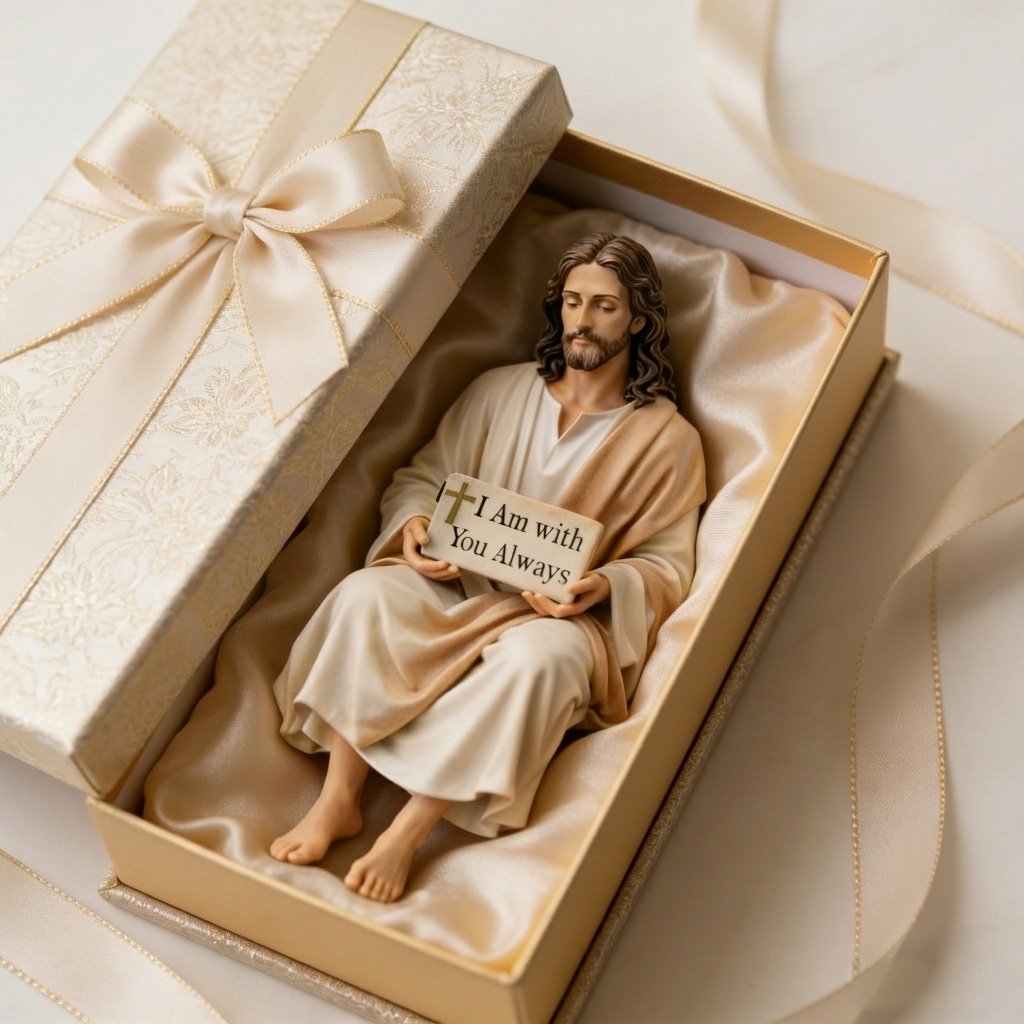 BlessedAura – Handcrafted Jesus Reminder Statue