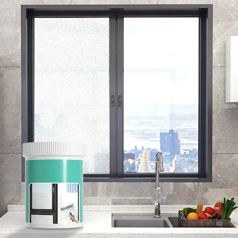 CrystalMist – Waterproof Frosted Window Privacy Paint