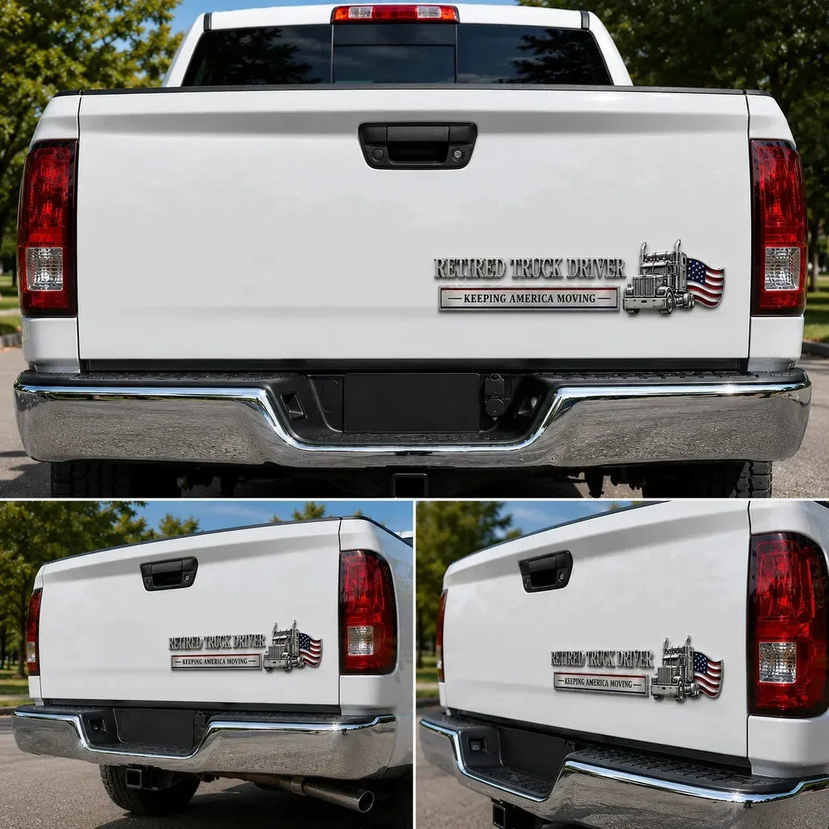 RoadLegacy – Retired Truck Driver Tribute Emblem