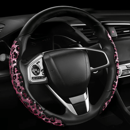 LuxiDrive – Crystal Studded Steering Wheel Cover