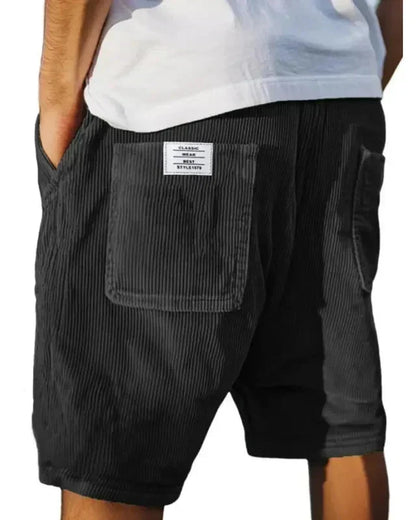 Ridgeline — Corduroy Cargo Shorts for Men