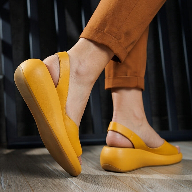 BandForm — Platform Sandal with Wide Strap