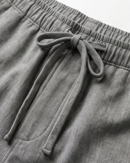 FlowEase — Wide-Leg Elastic Drawstring Pants