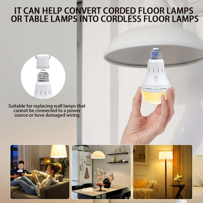 BrightEase – Rechargeable LED Bulb with Remote Control