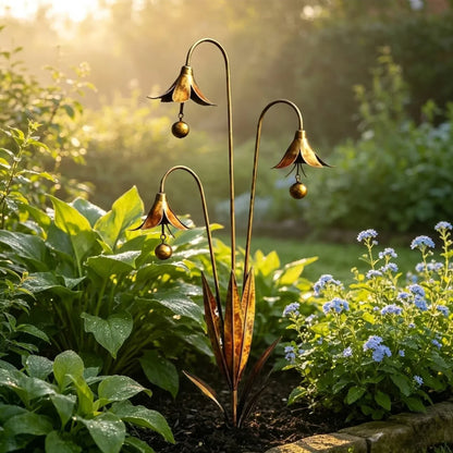 WhisperLily – Garden Bell Stake