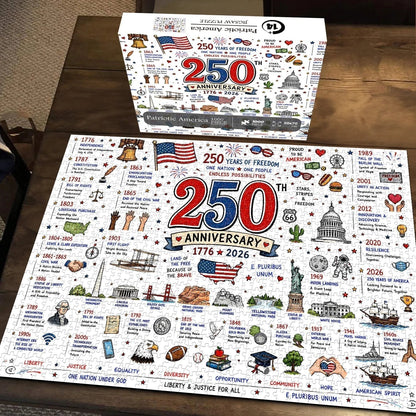 FreedomPiece – 1000 Piece USA Themed Puzzle Set