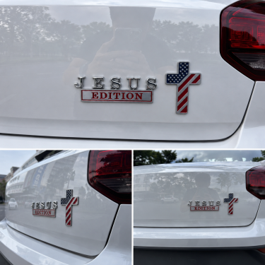 BlessedJourney – Faith Auto Badge