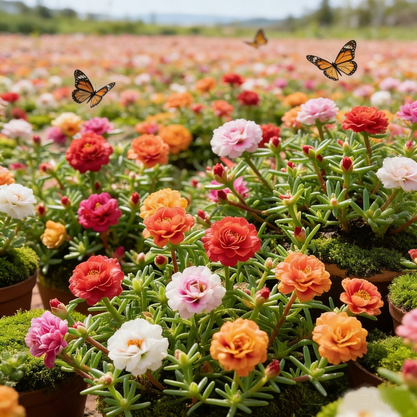 PetalNest – Easy-to-Grow Moss Rose Flower Seeds
