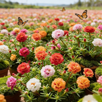 PetalNest – Easy-to-Grow Moss Rose Flower Seeds