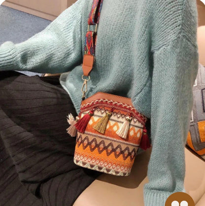 WovenRelic - Vintage Craft Shoulder Bag