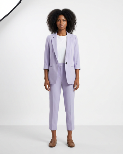 SuitLine — Women's Blazer and Cropped Pants Set
