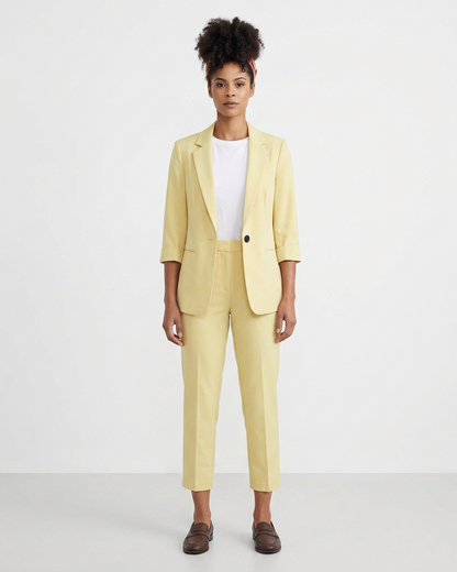 SuitLine — Women's Blazer and Cropped Pants Set