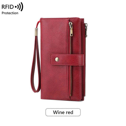 LumeFold – Multi-Compartment Compact Wallet