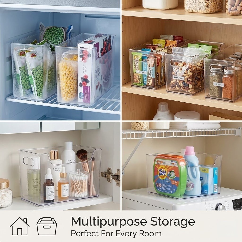 LumeFrost – Stackable Pantry & Cold Storage Bins