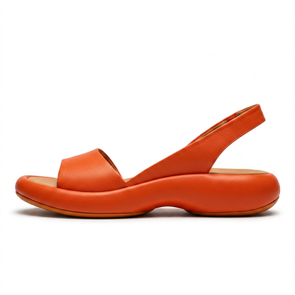 BandForm — Platform Sandal with Wide Strap