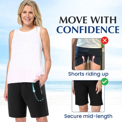 CoolStride – Breathable Ice Silk Stretch Shorts