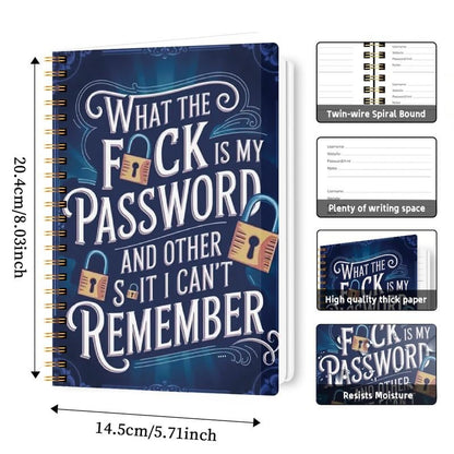 KeyMemo – Humorous Password Keeper Book