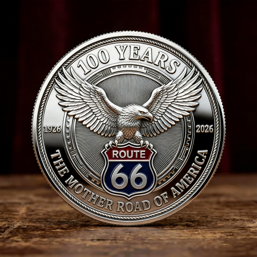 HeritageMint – Route 66-100 Years of Freedom Commemorative Medallion