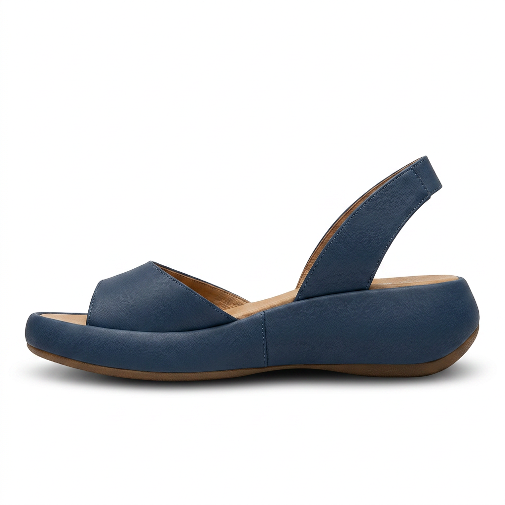 BandForm — Platform Sandal with Wide Strap