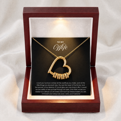 HeartLegacy – Personalized Family Love Necklace