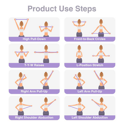 FlexCurve – Figure 8 Silicone Resistance Bands for Women