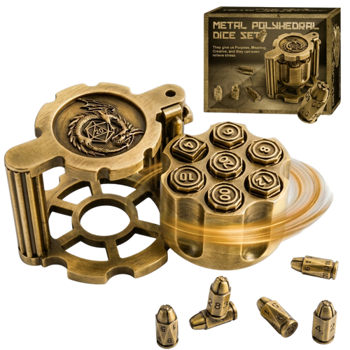 SteelCrit – Precision Balanced Metal Dice