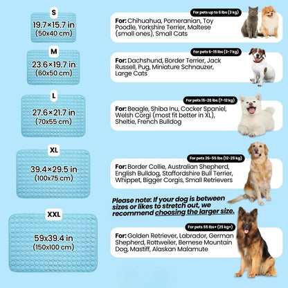 PolarComfort – Breathable Pet Cooling Bed