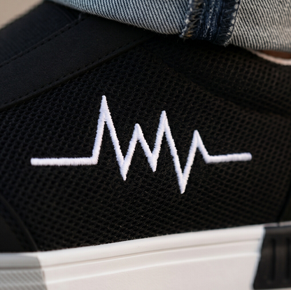 Pulseway — Canvas Sneaker with Heartbeat Detail