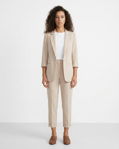 SuitLine — Women's Blazer and Cropped Pants Set