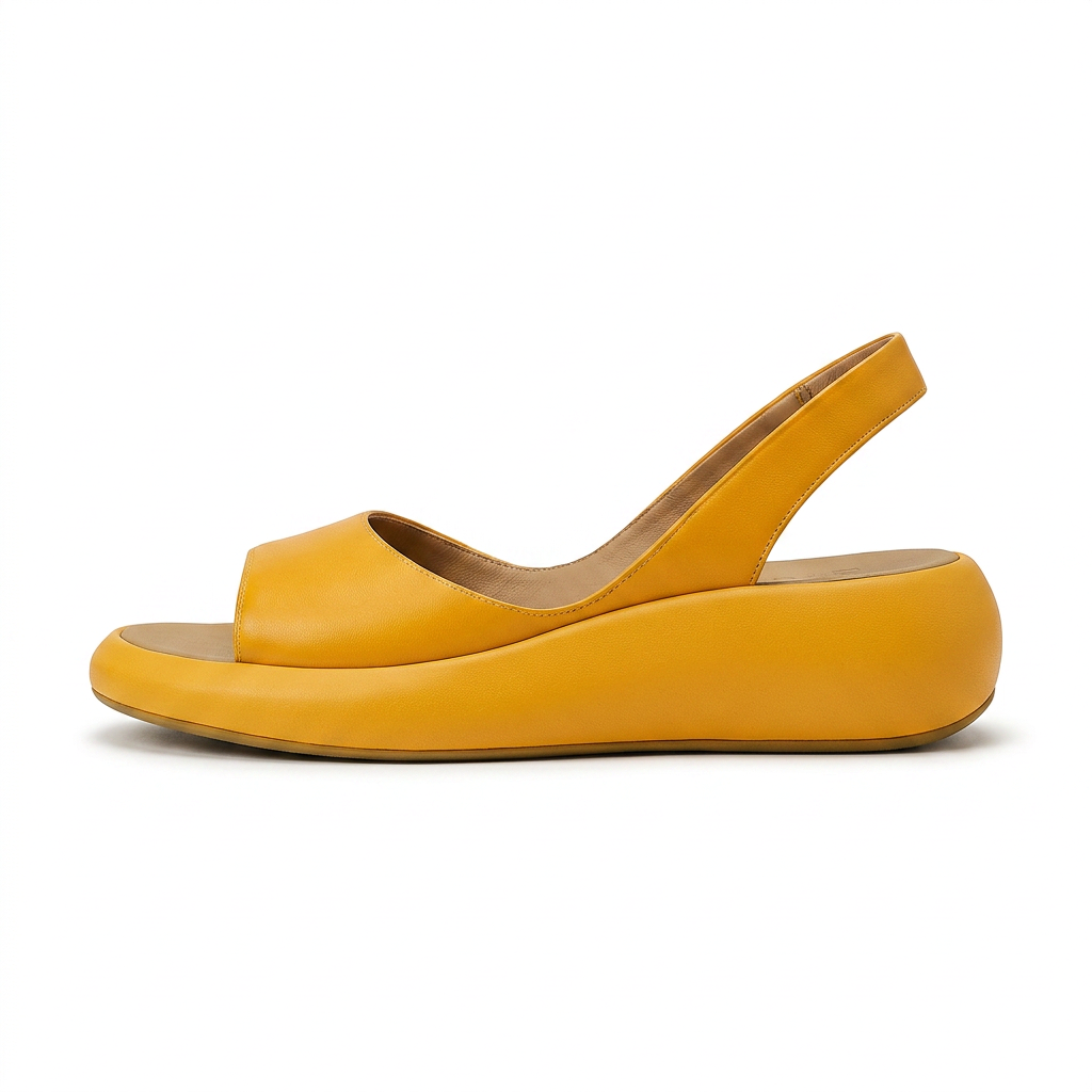 BandForm — Platform Sandal with Wide Strap