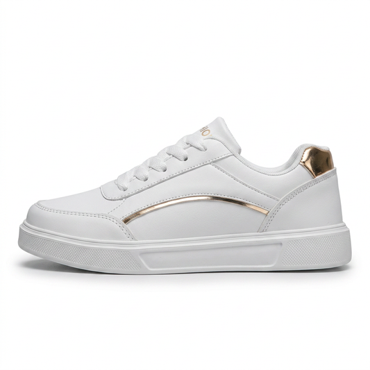 Stella — Platform Sneaker with Metallic Accents