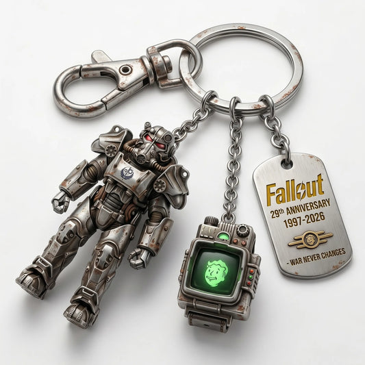 NukaRelic – Fallout Collectible Charm Keyring