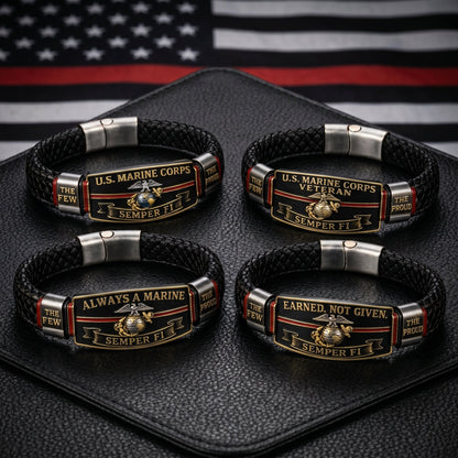 SemperValor – U.S. Marine Corps Tribute Bracelet