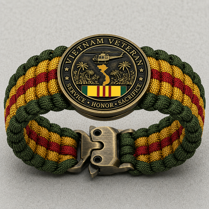 BraveBond – Vietnam Veteran Tribute Survival Bracelet