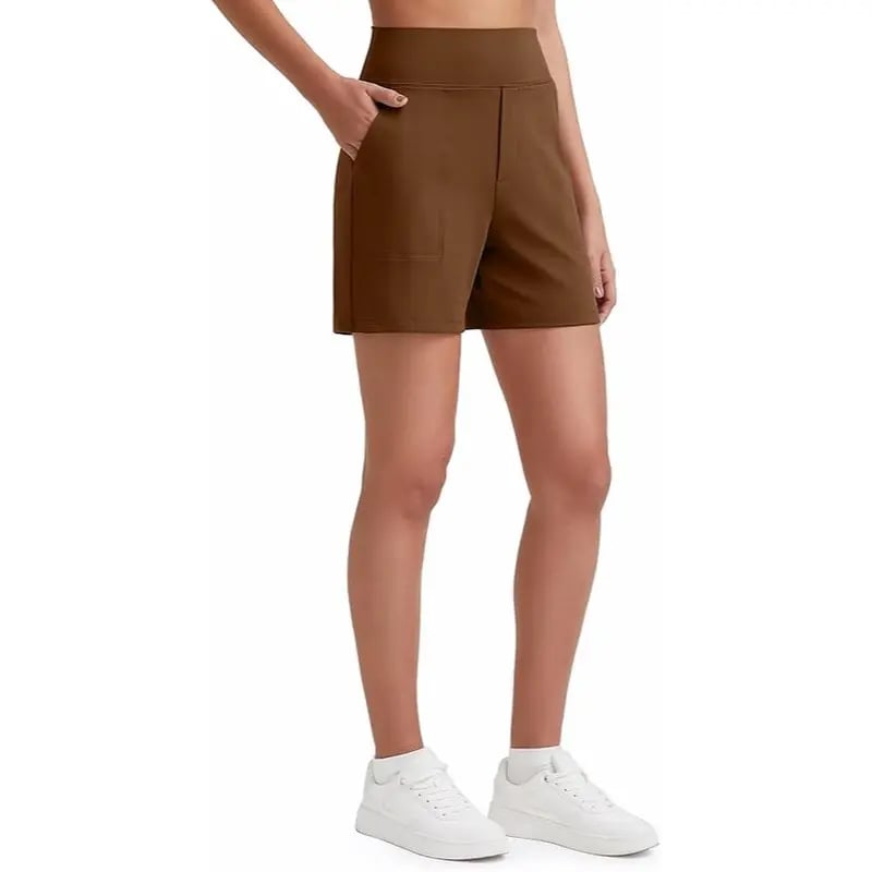 FitAura – Women’s High-Waisted Sport Shorts