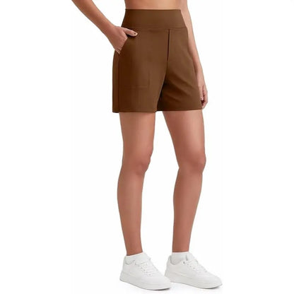 FitAura – Women’s High-Waisted Sport Shorts
