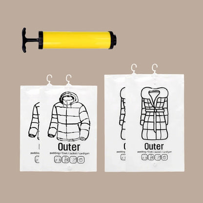 VacuHang – Space-Saving Hanging Vacuum Storage Bags