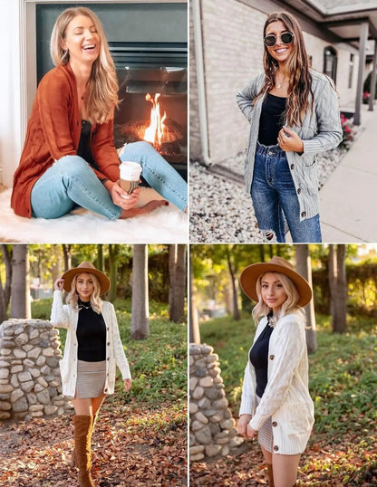 AutumnGrace - Classic Cardigan