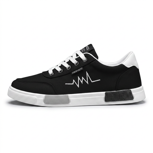 Pulseway — Canvas Sneaker with Heartbeat Detail