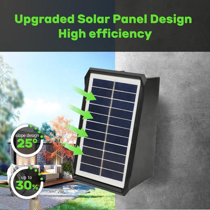 BrightRay – Outdoor 4 LED Solar Wall Lights