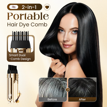 ShadeMatch – Dual Comb Hair Color Tool Natural Finish