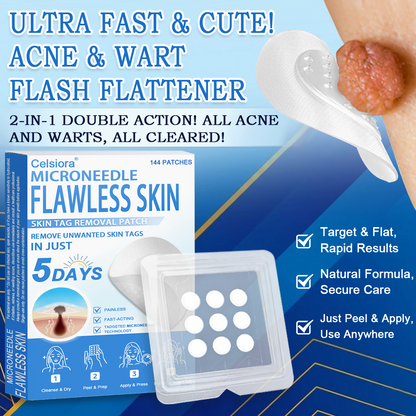 GlowSkin - 2-in-1 Microneedle & Hydrocolloid Star Patch