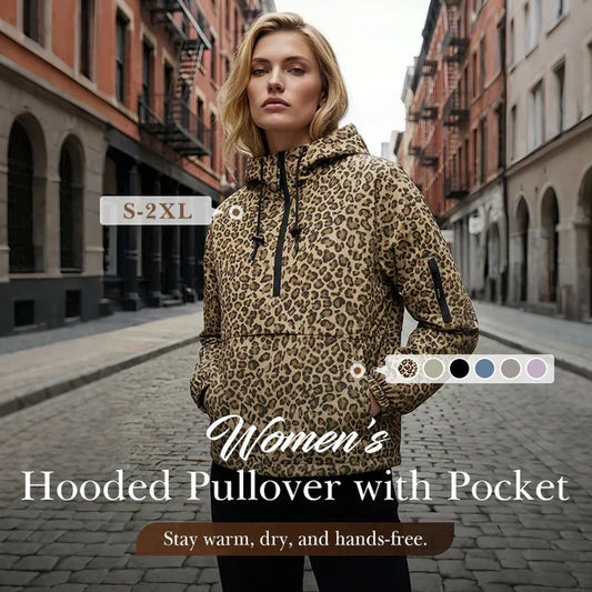 UrbanRoar – Stylish Leopard Print Hooded Sweatshirt