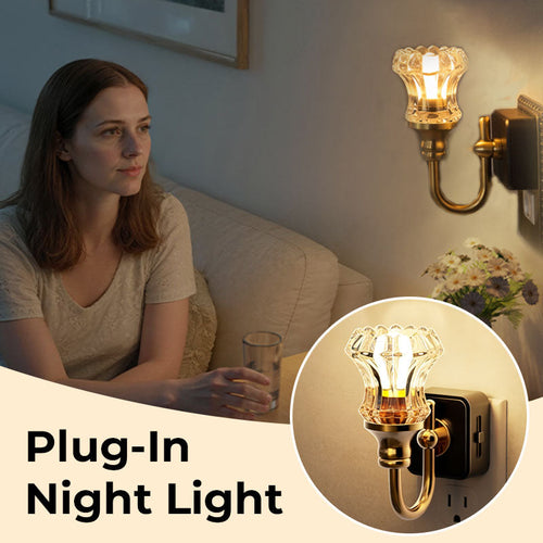 VintageLume - Classic Wall Night Light