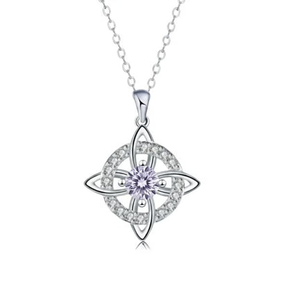 Hecatea – Witch’s Knot Birthstone Necklace