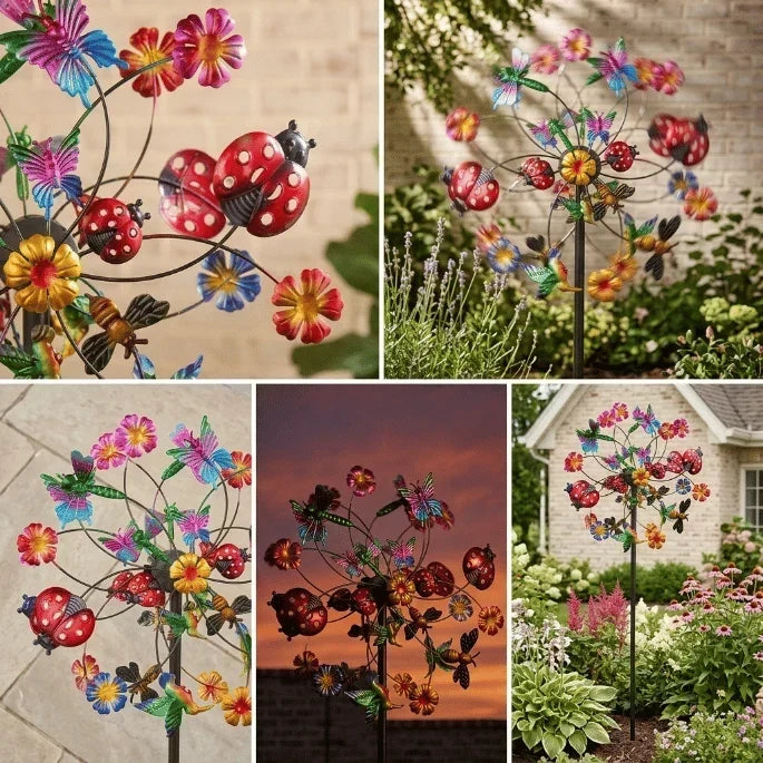 TwinkleBloom – Solar Flower Garden Décor